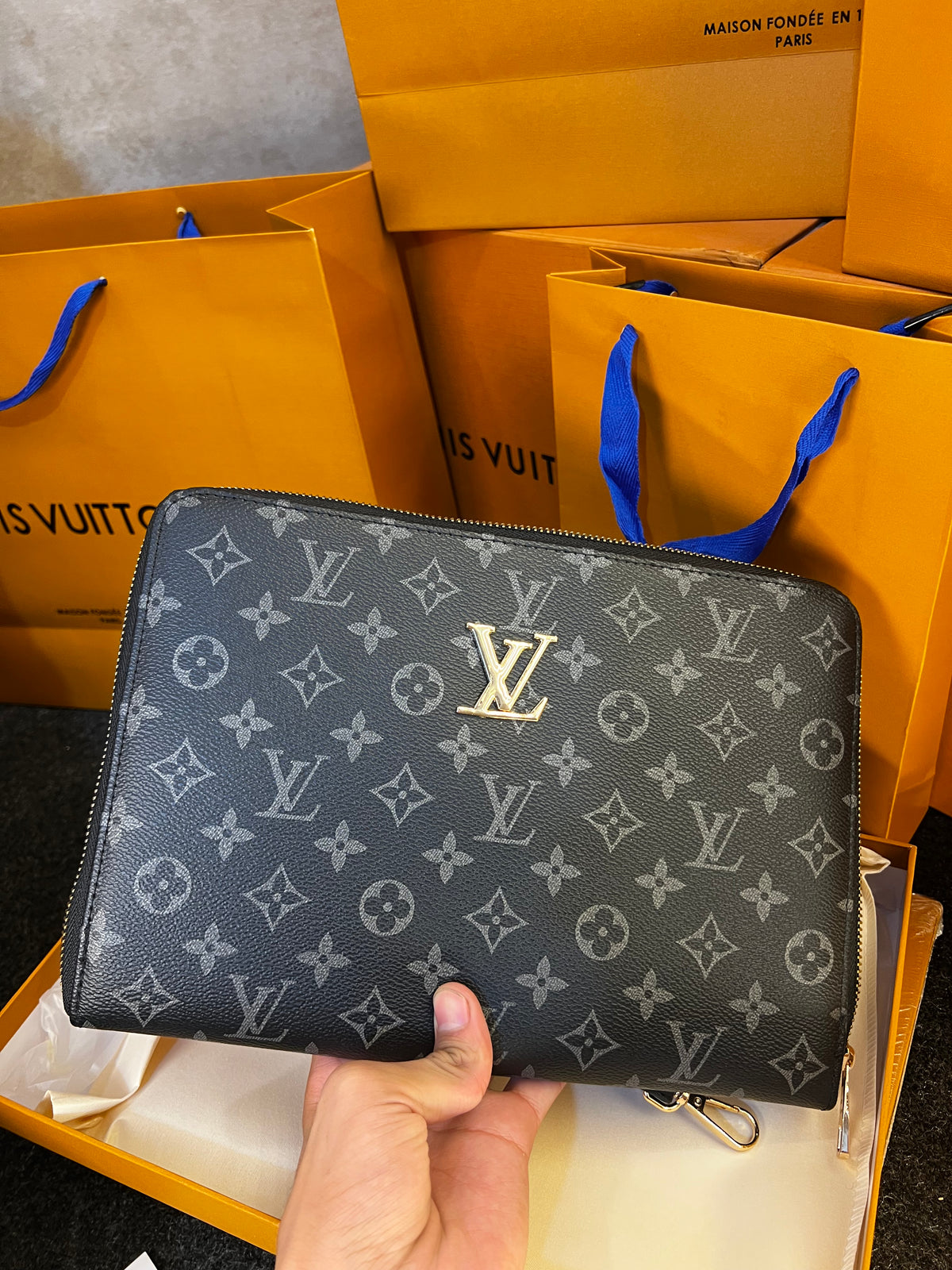 LOUIS VUITTON BAG WITH BOX