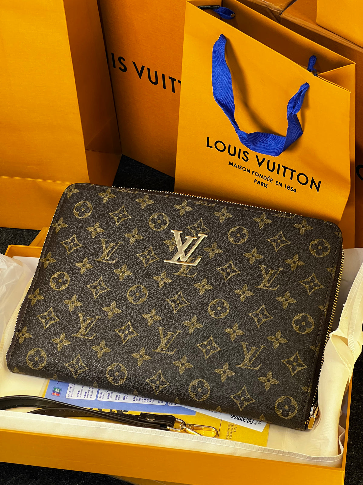 LOUIS VUITTON BAG WITH BOX